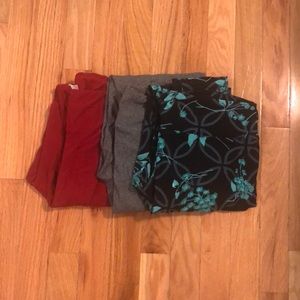LuLaRoe leggings x3 all TC